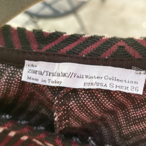 Zara Knit A-line Patterned Dress. Size S. - Picture 3 of 3